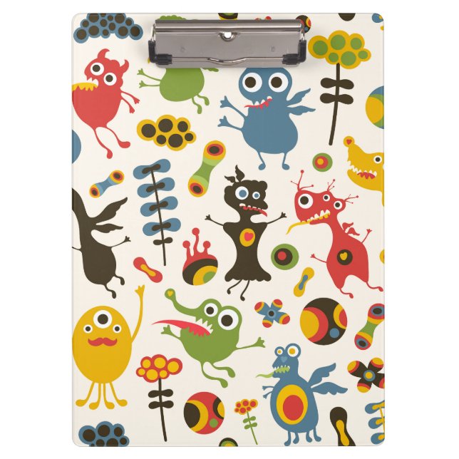 Happy Monsters Clipboard (Front)