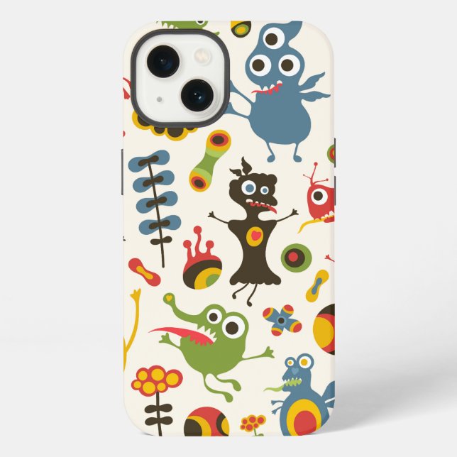 Happy Monsters iPhone Case (Back)