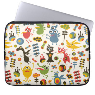 Happy Monsters Laptop Sleeve