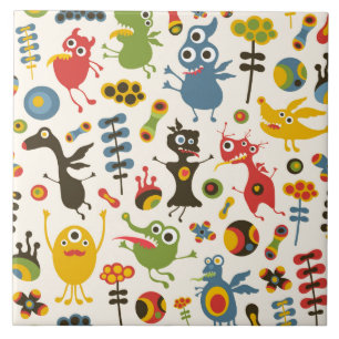 Happy Monsters Tile