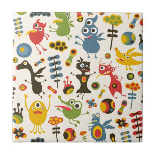 Happy Monsters Tile