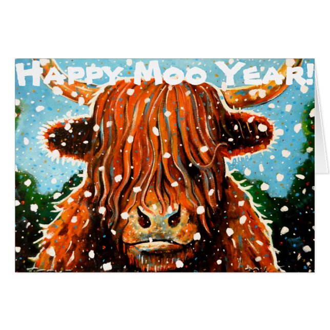 Happy Moo Year (Front Horizontal)