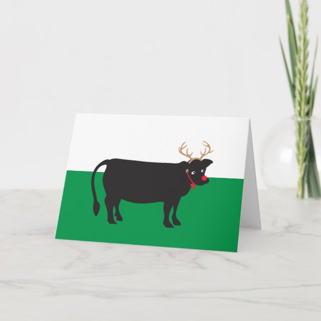 Happy Moo Year Card (Front)