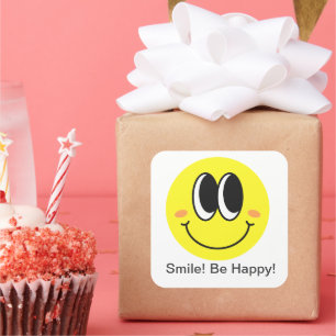 Happy Mood Smiley Sticker Pack 3”x3”