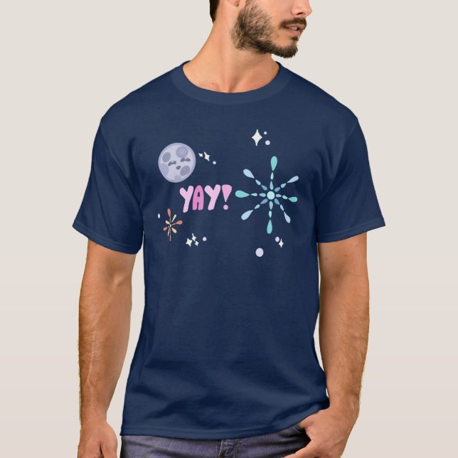Happy Moon T-Shirt (Front)