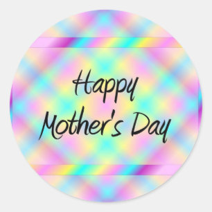 Happy Mother's Day Classic Round Sticker