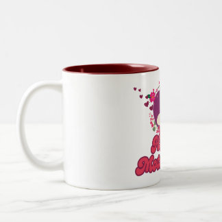 Happy mother day Trendy Design Two-Tone Coffee Mug