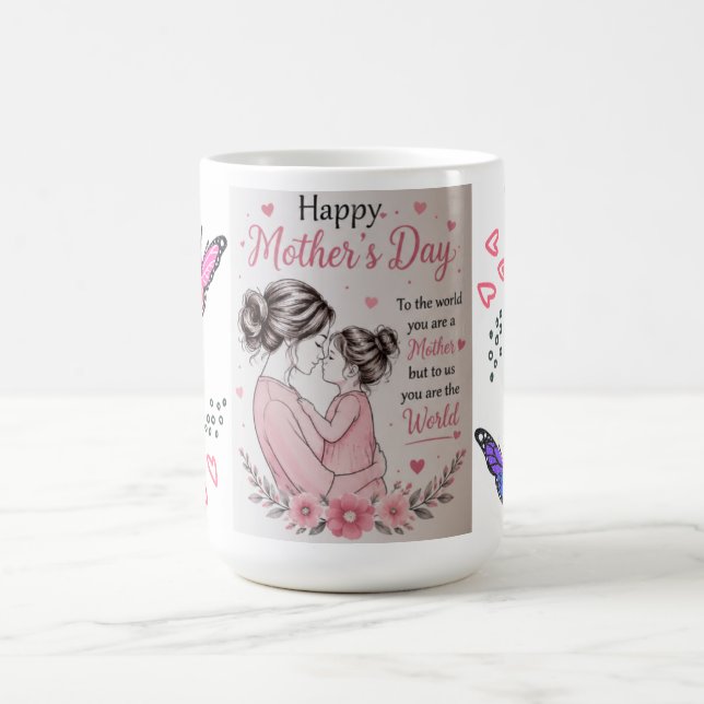 Happy Mother’s Day Butterfly Mug (Center)
