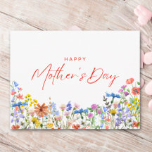 Happy Mother’s Day Colourful Wildflowers