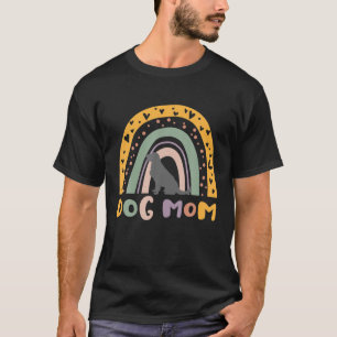 Happy Mother’S Day Dog Mom Rainbow Cute Funny Moth T-Shirt