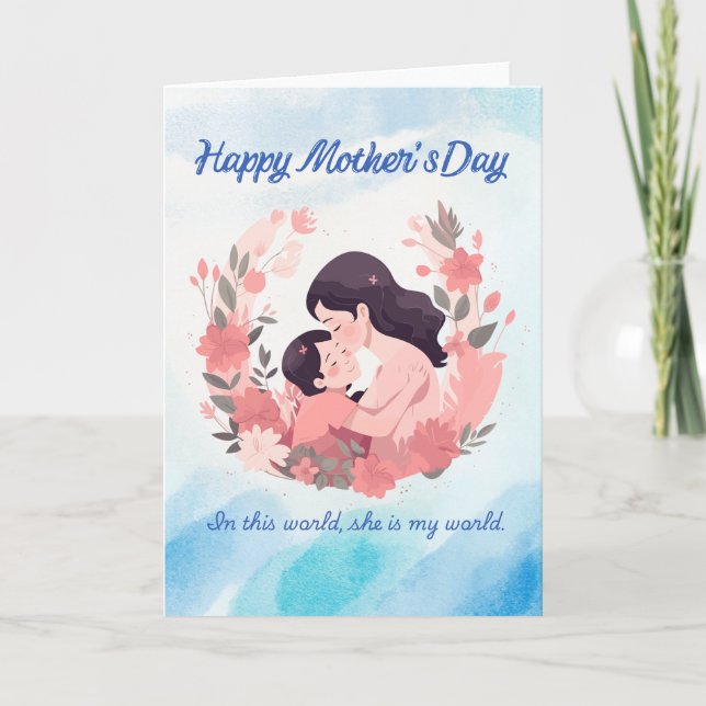 Happy Mother’s Day Floral Card (Front)