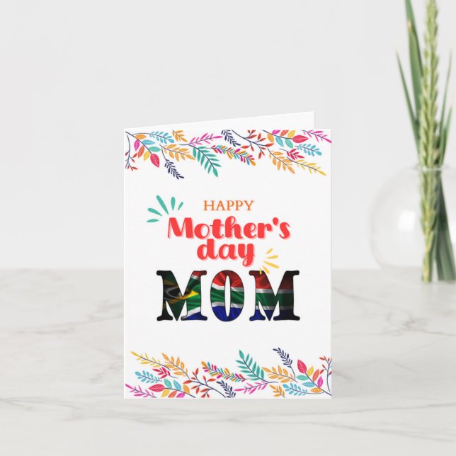 Happy Mother’s Day Greeting Card “South  Mom” (Front)