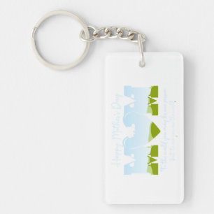 Happy Mother’s Day Mom Photo Letter Keychain