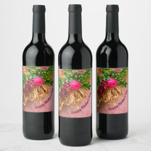 Happy Mother´s Day,Personalized Wine Label