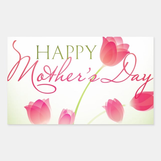 Happy Mothers Day 2013 Sticker (Front)