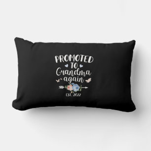 Happy Mother's Day 2022 Promoted To Grandma Again Lumbar Pillow