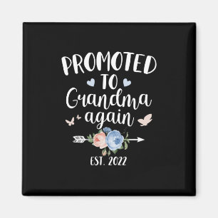 Happy Mother's Day 2022 Promoted To Grandma Again Magnet