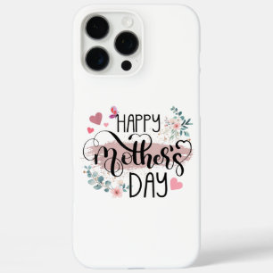 Happy Mother's Day 2025 Cute Floral for Women Mom  iPhone 16 Pro Max Case