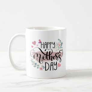 Happy Mother's Day 2025 Cute Floral for Women Mom Coffee Mug