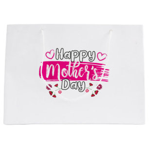Happy Mother's Day 2025 Tshirt for Women Mom Grand Large Gift Bag
