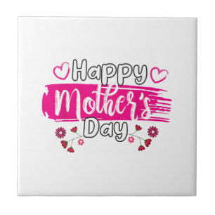 Happy Mother's Day 2025 Tshirt for Women Mom Grand Tile