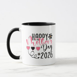 Happy Mothers Day 2026 for Women Mom Grandma Mothe Mug