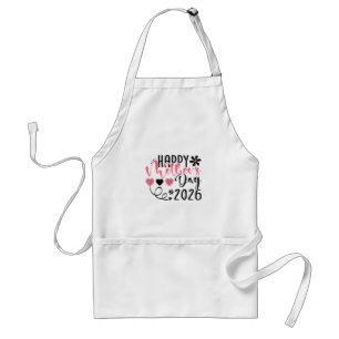 Happy Mothers Day 2026 for Women Mom Grandma Mothe Standard Apron
