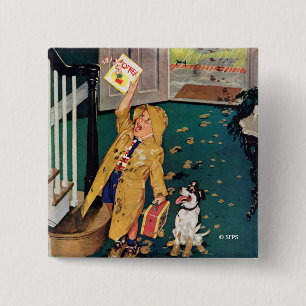 Happy Mother's Day 2 Inch Square Button