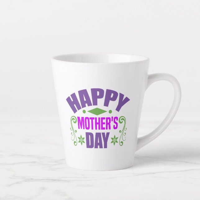 Happy Mother's Day-64925 Latte Mug (Right)