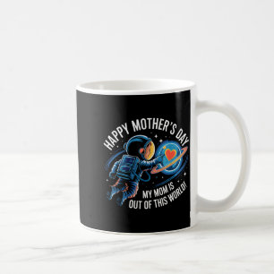 Happy Mothers Day Astronaut Boys Space Toddler Kid Coffee Mug