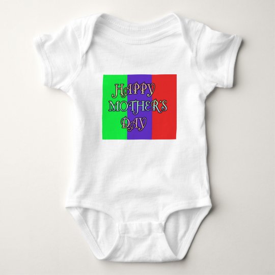 HAPPY MOTHER'S DAY BABY BODYSUIT