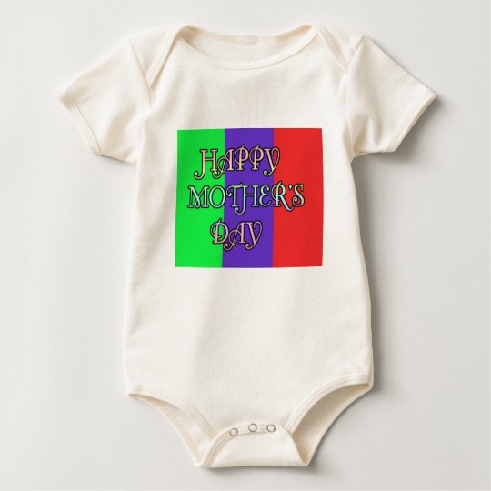 HAPPY MOTHER'S DAY BABY BODYSUIT