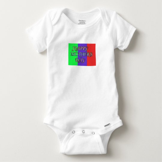 HAPPY MOTHER'S DAY BABY ONESIE