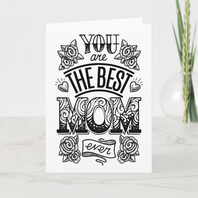 Happy Mother's Day | Best Mom Ever Card (Front)