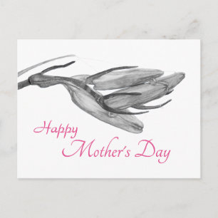 Happy Mother's Day Birthday Bluebell Postcard