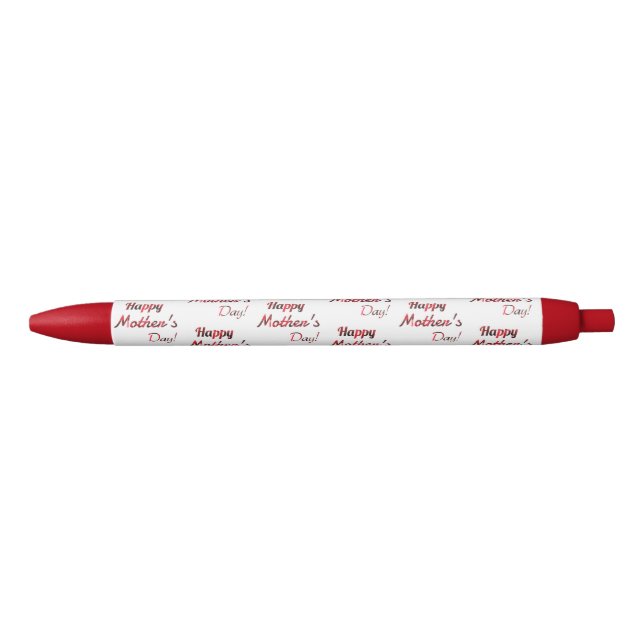 Happy Mother's Day Black Ink Pen (Front)