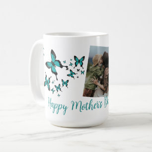 Happy Mother's Day Butterfly Cute Photo  Coffee Mug