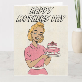 Happy mothers Day Cake Card