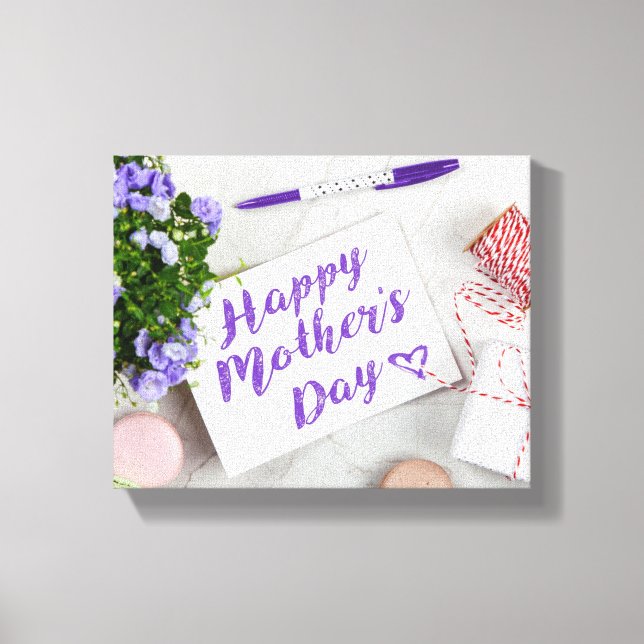 HAPPY MOTHER'S DAY  CANVAS PRINT (Front)
