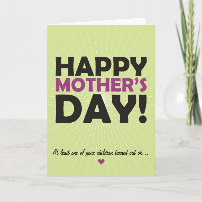 Happy Mother's Day Card (Front)