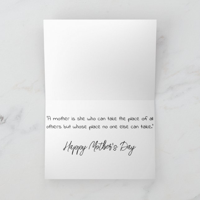 Happy Mothers Day Card (Inside)
