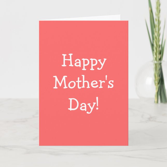 Happy Mother's Day! Card (Front)