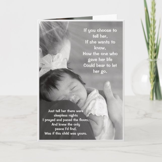 Happy Mother's Day Card - Adoptive or Birth Mom (Front)