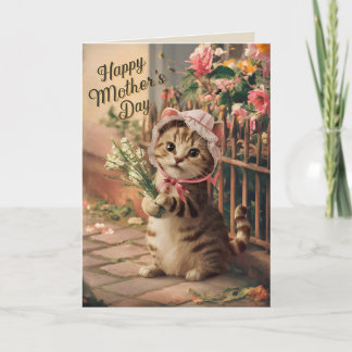 Happy Mother's Day Cat Funny Card