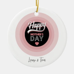 Happy mother's day ceramic ornament