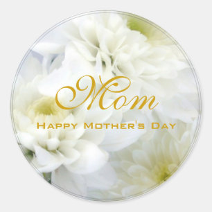 Happy Mother's Day Classic Round Sticker