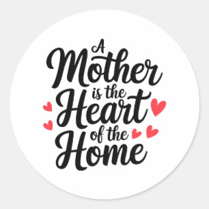 Happy Mothers Day Classic Round Sticker