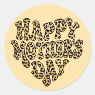 Happy Mother's Day Classic Round Sticker