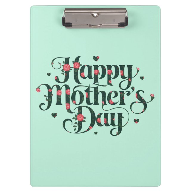Happy Mothers Day Clipboard (Front)