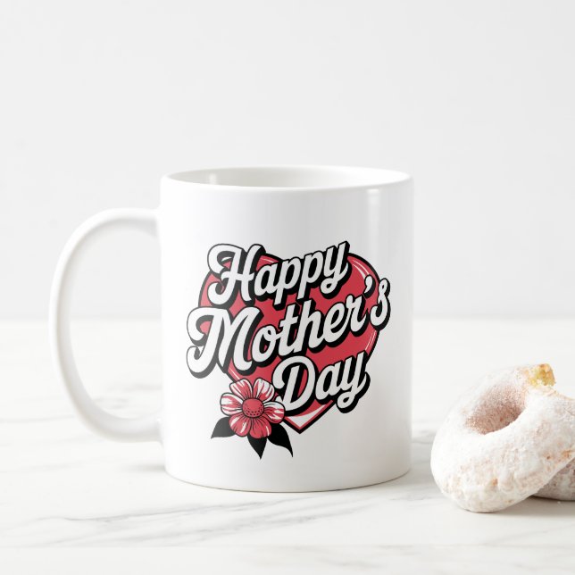Happy Mothers Day Coffee Mug (With Donut)
